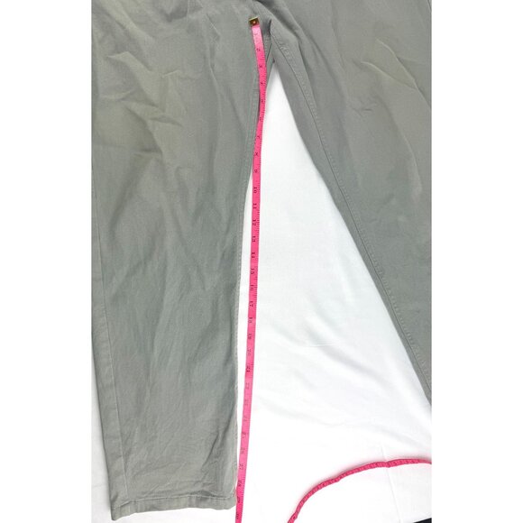 Mugsy Pants Mens 38x30 Damens Chinos Stretch Gray Straight Comfort K4PNDA - Picture 7 of 10